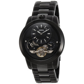 Horlogeband Fossil ME1131 Roestvrij staal (RVS) Zwart 22mm